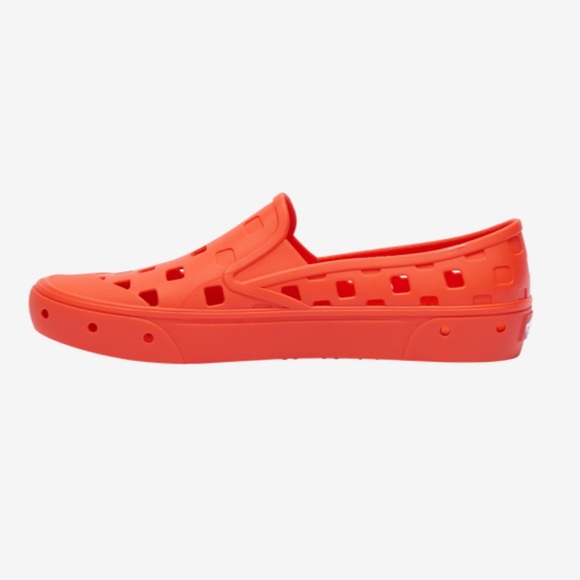 Vans trek slip on orange men size 12 plastic new - Picture 3 of 3